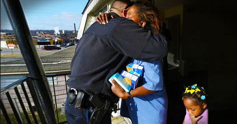 A Grandma Was Caught Stealing Eggs To Feed Her Family. But What A Police Officer Did For Her Ended In Hugs