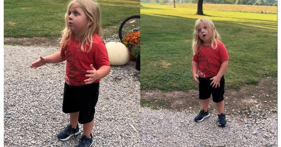 Little Kid's Response to Coming Home After a Long Day of School Is So Hilariously Relatable