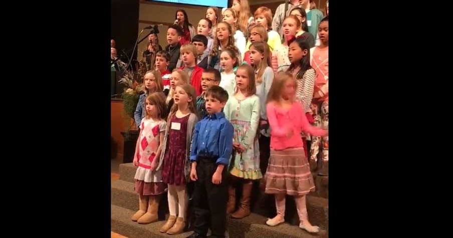 Little Girl Can't Sit Still In Church And Now She's Going Viral