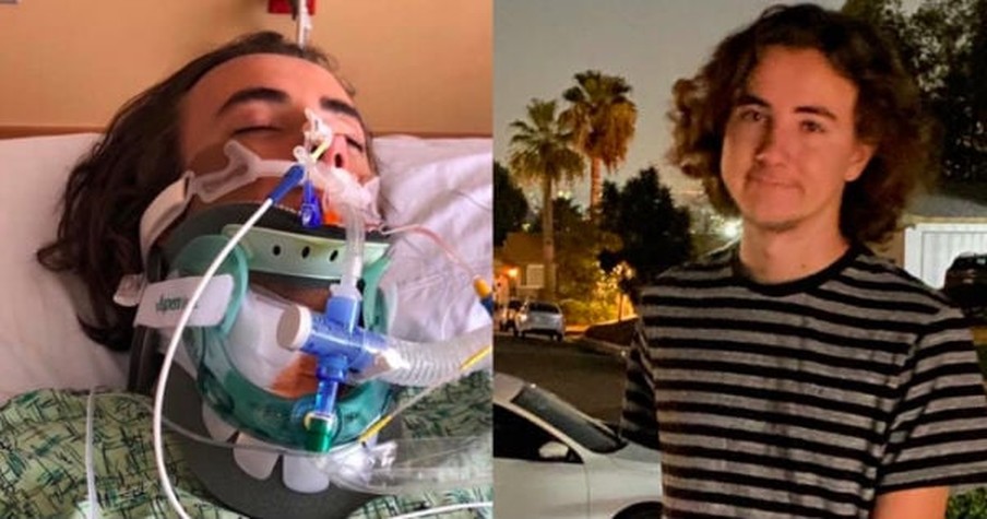 Guardian Angel Appears During Freak Accident And Now He's Made a Miraculous Recovery