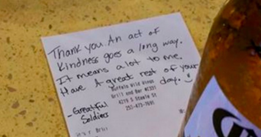 Bartender Helps A Grieving Woman Honor A Fallen Soldier