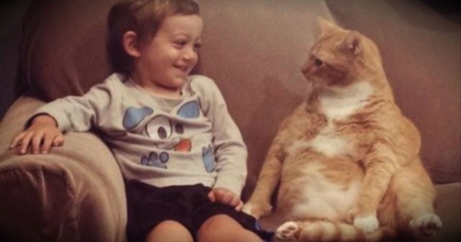 This Little Boy And His Furry Best Friend Are Too Cute For Words