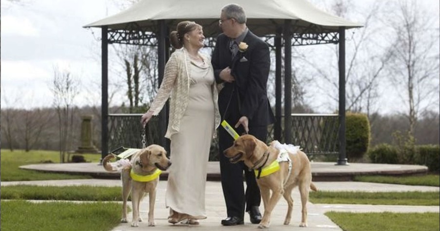 Guide Dog Owners Marry After Their Dogs Fall In Love