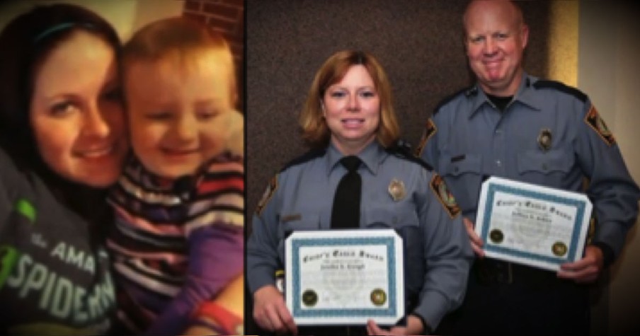 What 2 Officers Did To Save A 4-Year-Old’s Birthday Is Heartwarming