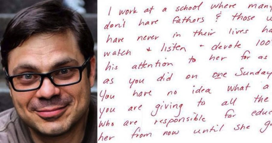 A Stranger Leaves A Touching Note For Dad And Daughter