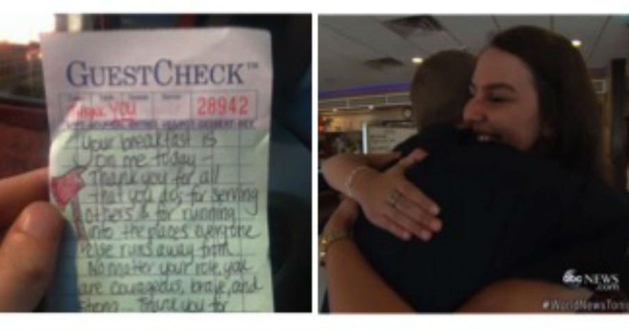 What This Waitress Leaves For These Tired Firefighters Is So Touching I Cried!