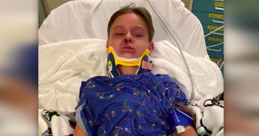 Heroic Mom Saves 8-Year-Old Son After Tangled Seatbelt Nearly Chokes Him To Death