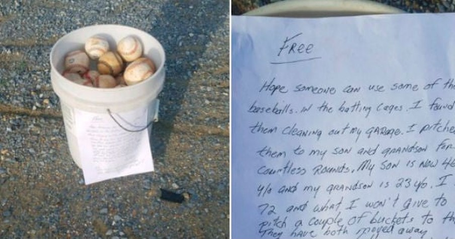 A Note Grandpa Wrote And Put On A Bucket Has Everyone In Tears After Going Viral