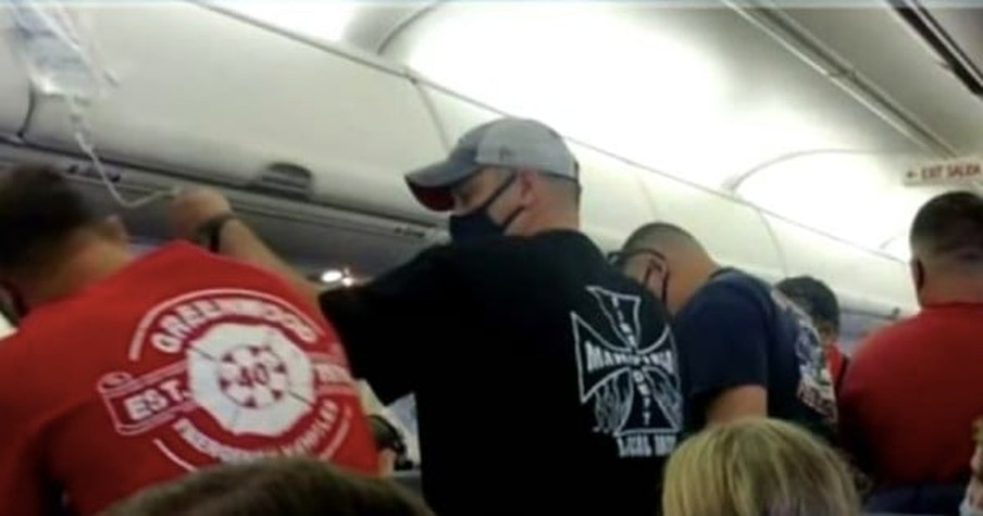 God Puts 7 Off-Duty Firefighters On The Right Flight At The Right Time To Save A Man's Life