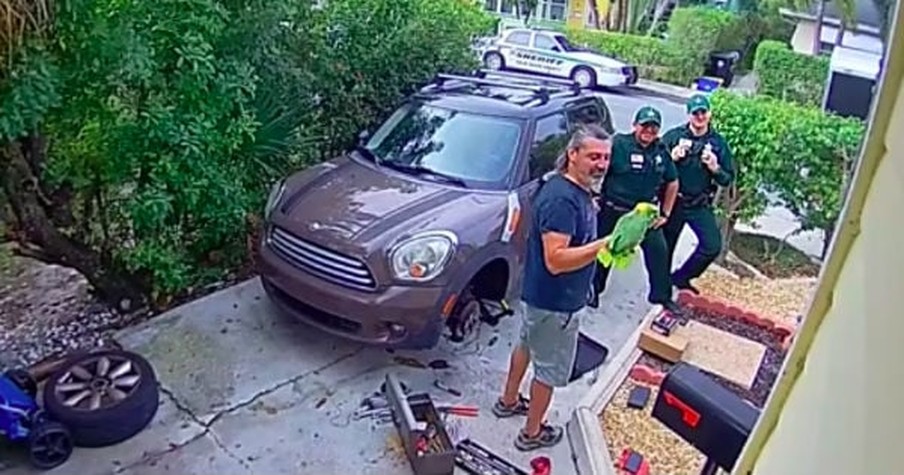 Police In Florida Show Up After Concerned Neighbor Called Only To Find Parrot Is Behind It All