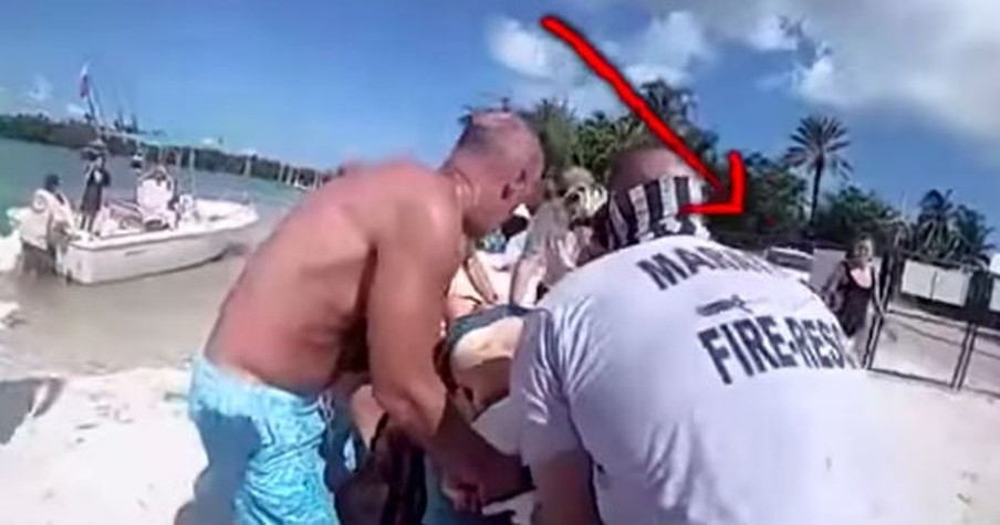 Pregnant Wife Sees Husband Flailing And Jumps Into Water To Save Him After A Shark Attacks