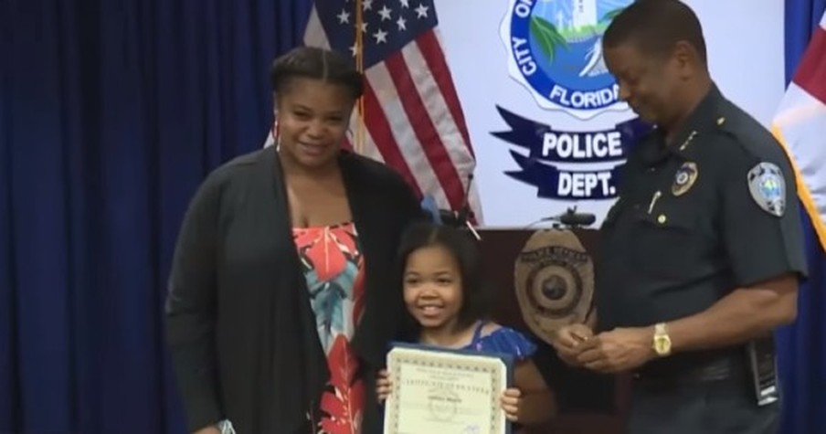 9-Year-Old Sees Man Going After Her Mom And Bravely Steps In To Protect Her