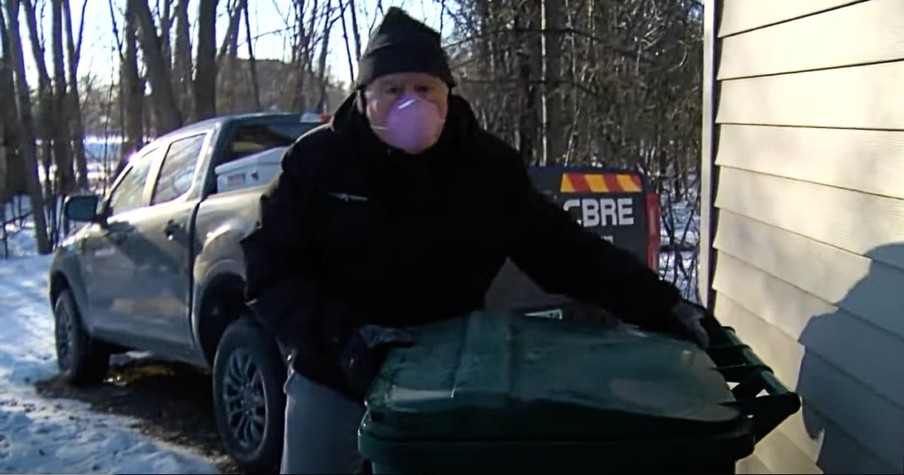 Residents Were Baffled By Garbage Can Mystery But Then They Catch Elderly Neighbor In The Act