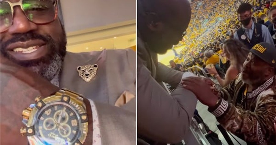 Shaq Surprises Fan With A Random Act Of Kindness And The Man's Reaction Is Priceless