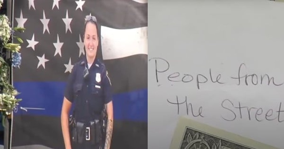 Police Open Envelope to Find $8 from Homeless for Fallen Officer - Here's Why It Meant So Much