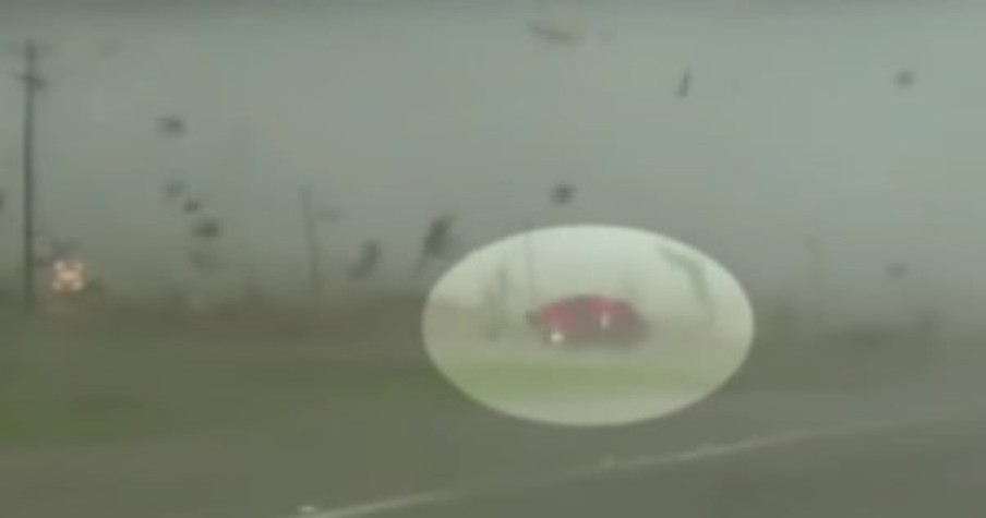 Man from Terrifying Footage of Tornado Picking Up Truck Thanks God for Keeping Him Safe