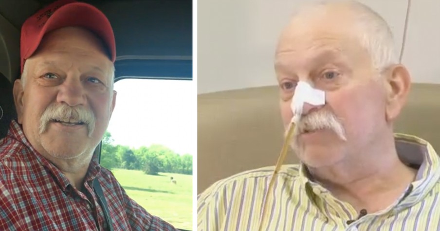 Veteran Trucker Fighting Colon Cancer Goes Viral Singing Song to His Kids