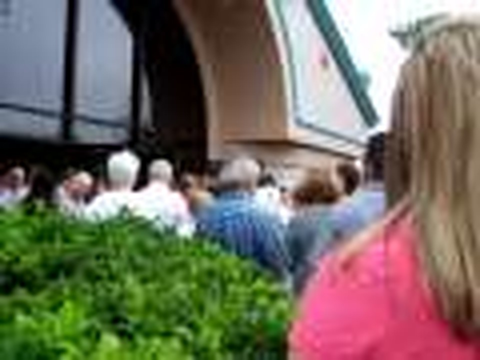 Palm Sunday outdoor gathering