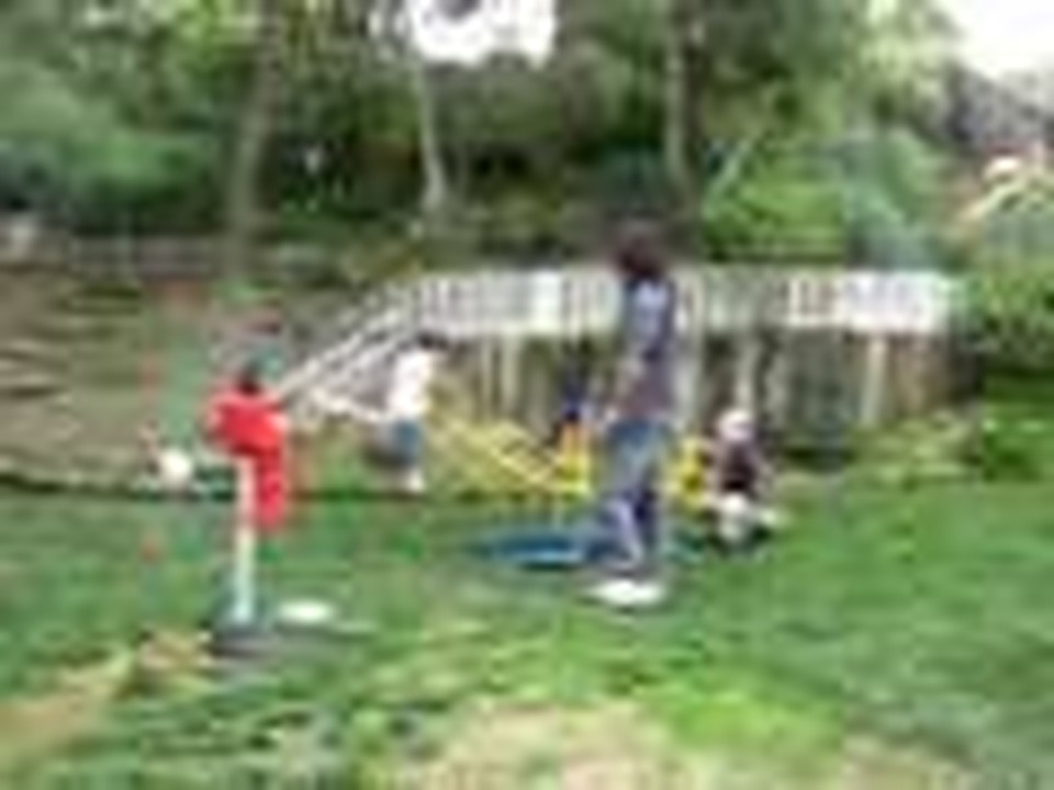 kai teeter totter with friend keenan