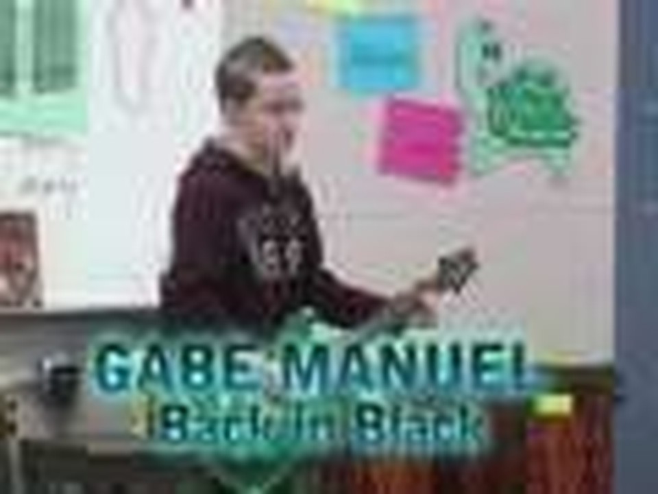 Mark Manuel son Gabe Manuel