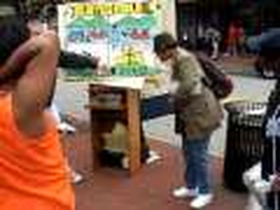 Street Preaching in Lexington Market in Baltimore