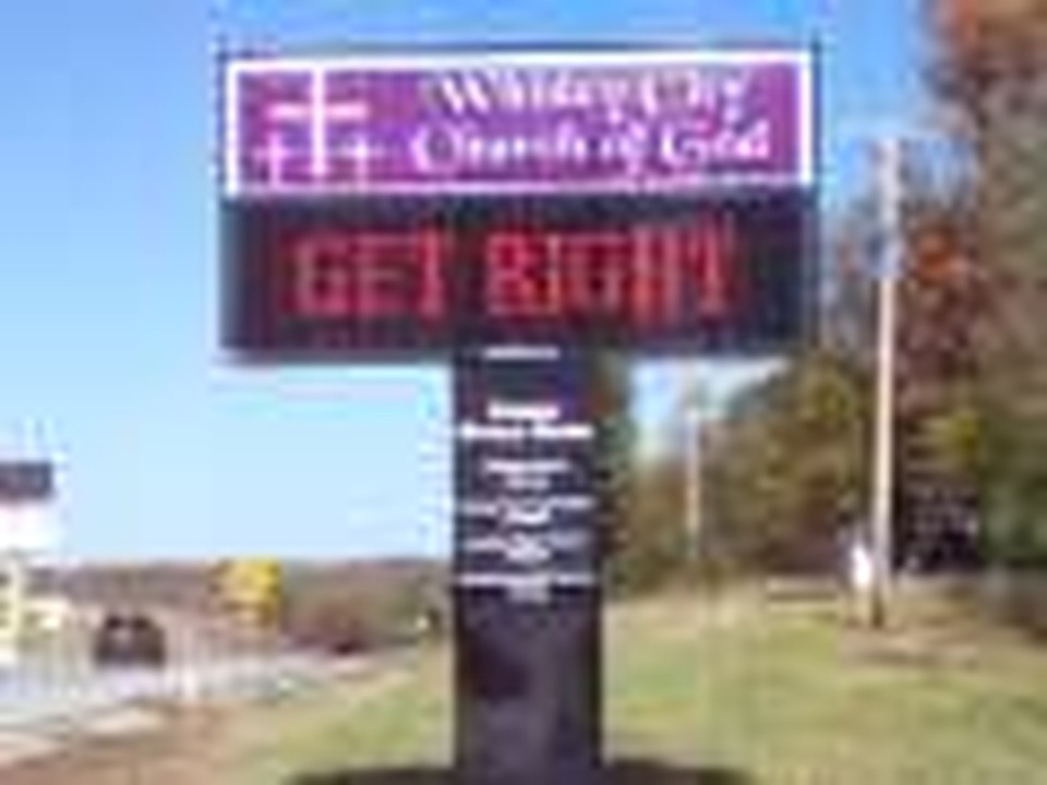 New Church Sign Banner