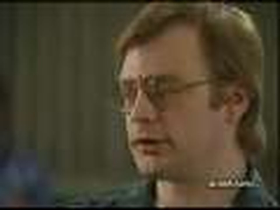 Jeffrey Dahmer claims the Lord Jesus and denies evolution.