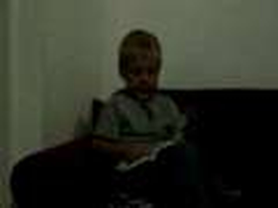 4 Year old "Reading" The Bible