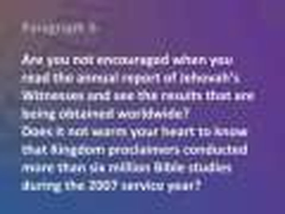 Responding - Watchtower Comments