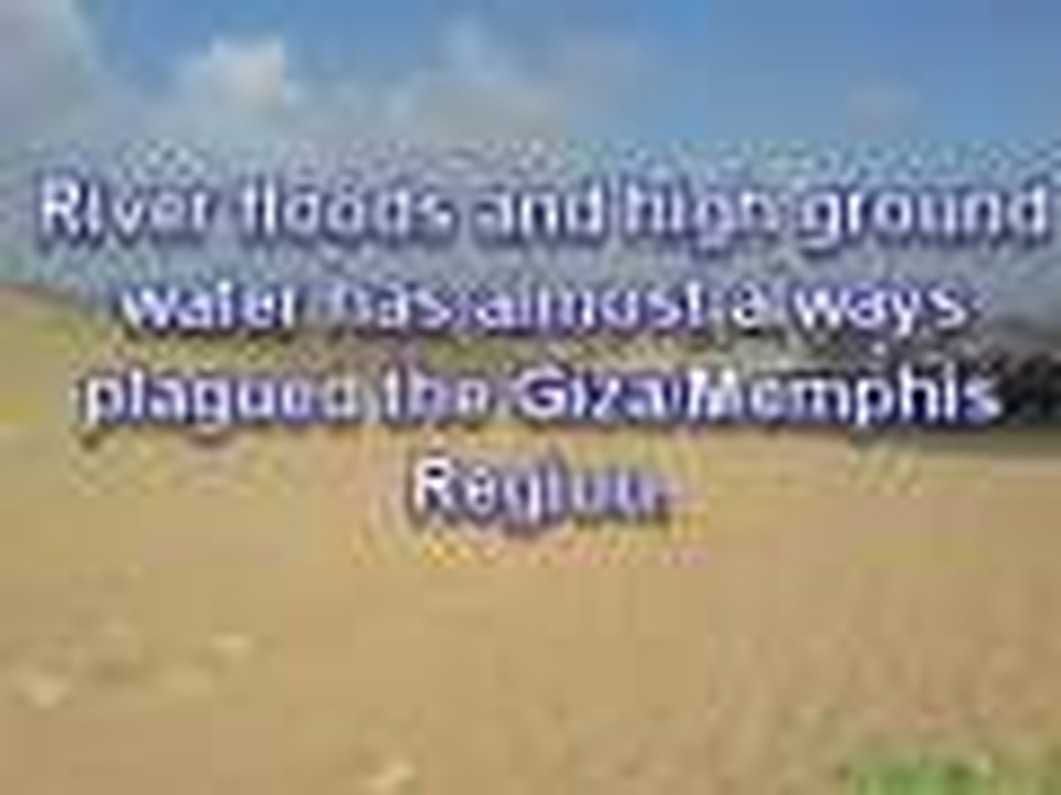 There was a flood in Egypt. Historical and verified.