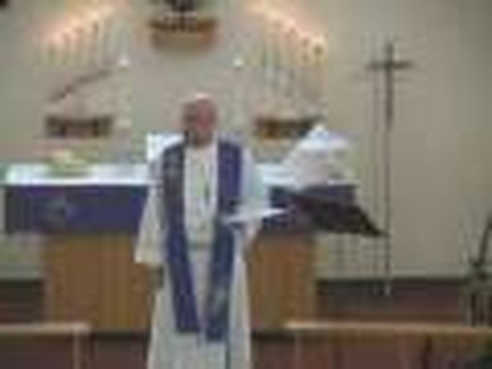 Sermon at Grace Lutheran Church in Denison, TX on 03/09/08