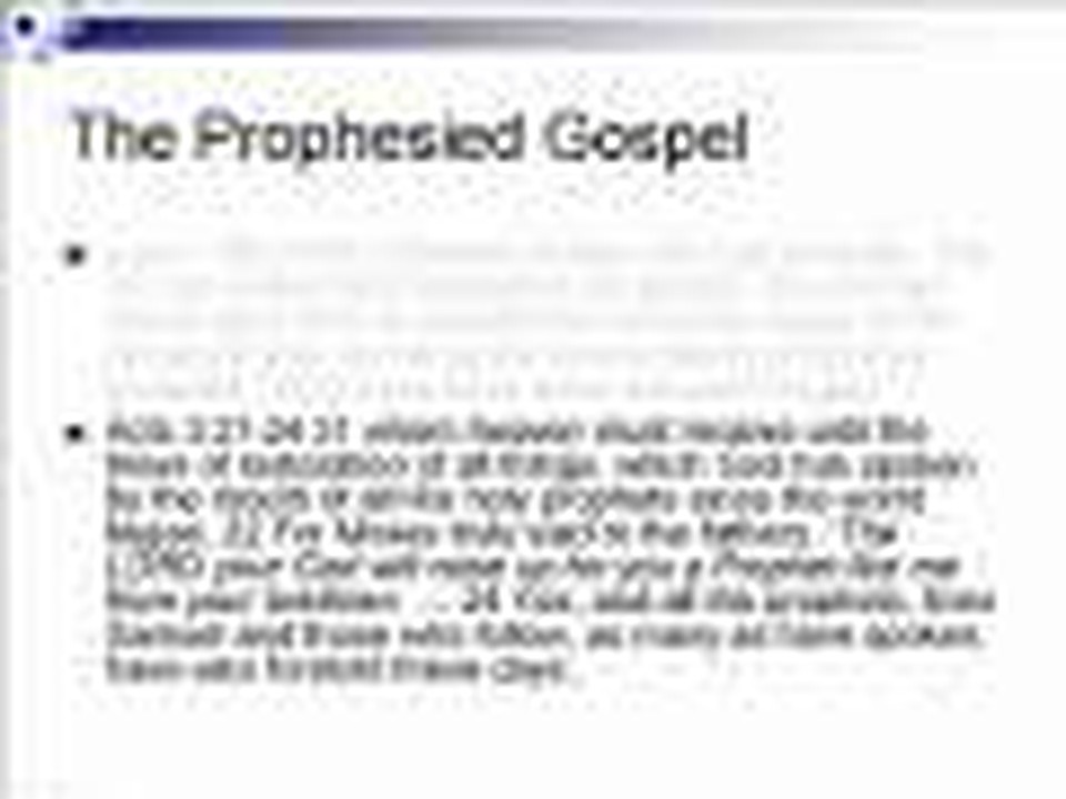 Understanding the Bible Part 5 of 5
