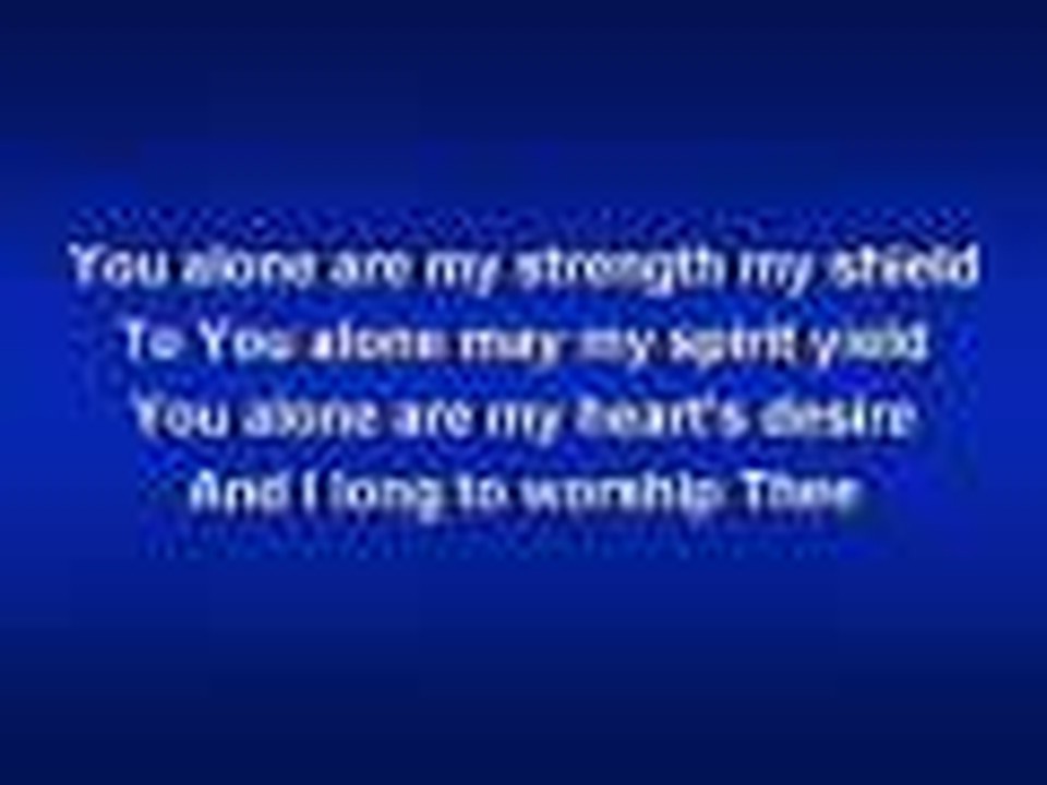 As the Deer (worship video with lyrics)