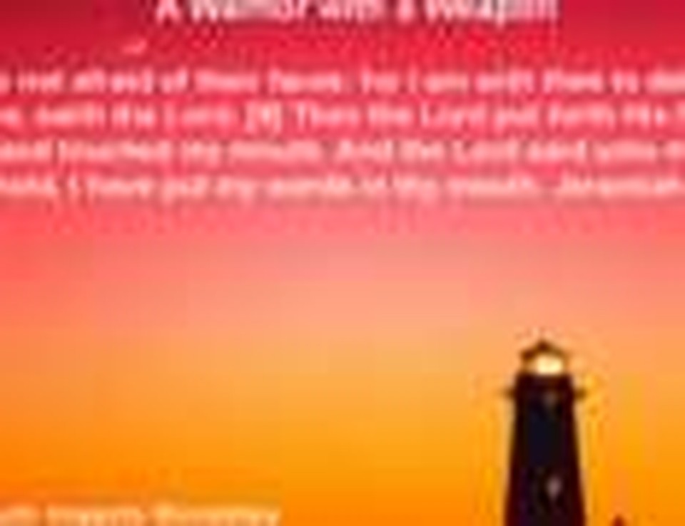 Message: Part 3 of 5 A Warrior with a Weapon