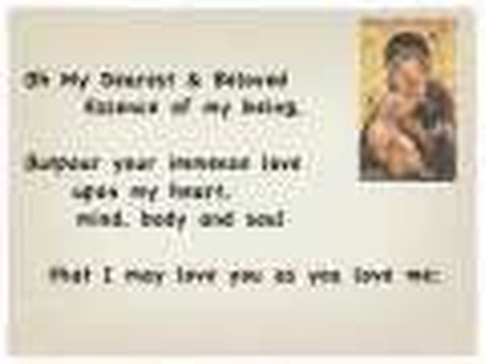 I Love You Lord - track from CD