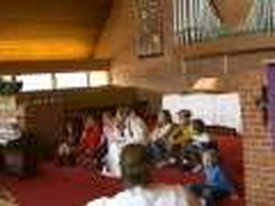 Children's Sermon and Janet and Lydia's birthday