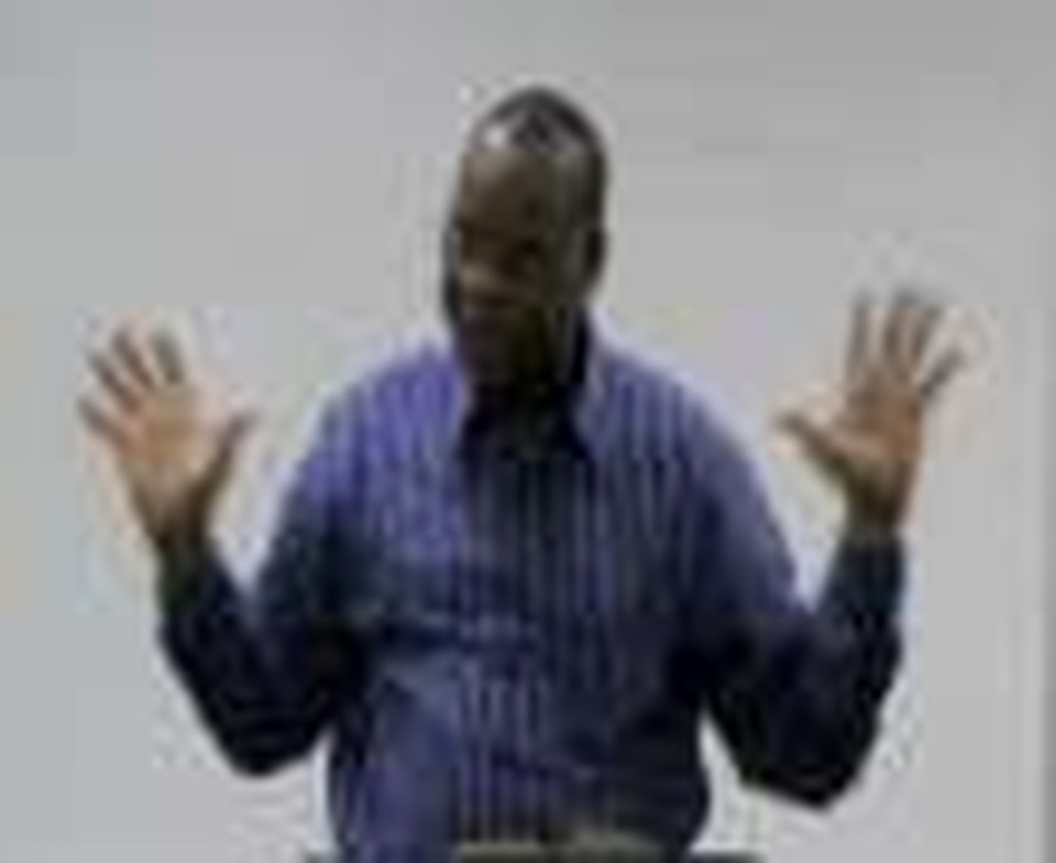 Rev Pius at The Depot for Men's Breakfast