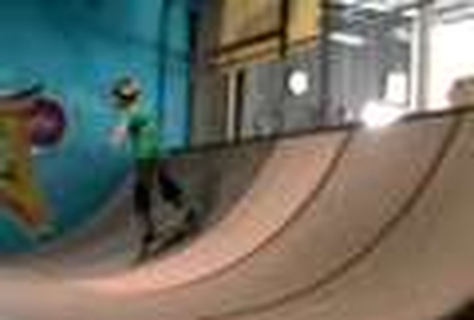 random skatboarding