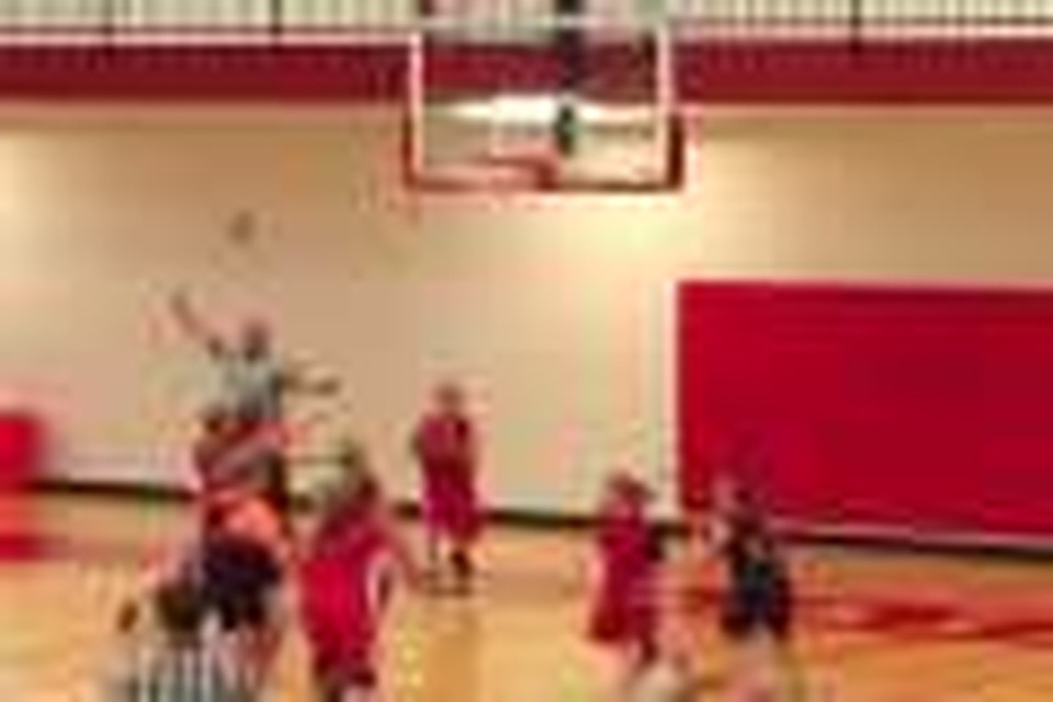 basketball gets stuck