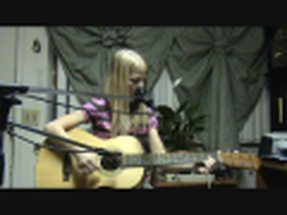 11 year old writes her first song