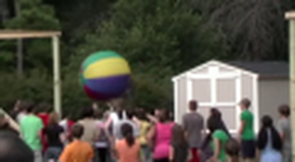 Teen Rally - Big Ball Basketball
