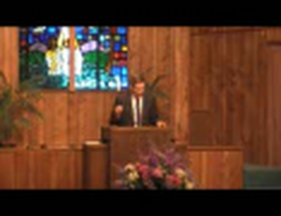 Rev Richard Ray Delivers Message at First Baptist Church Wink Texas
