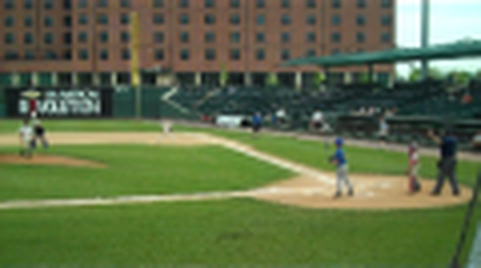 Gabe's triple in the Championship game at Ripken Tourney
