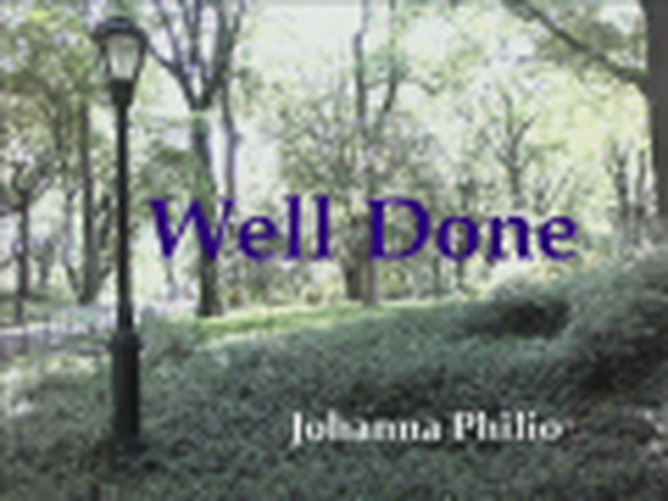 Well Done - Johanna Philio