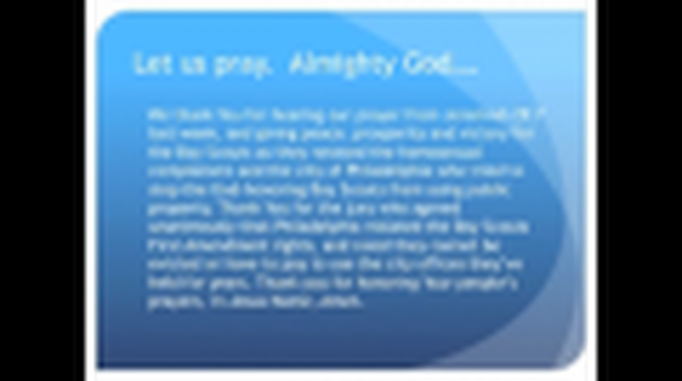 The Evening Prayer - 04 July 10 - Answered Prayer! Jury Protects Boy Scouts from Homosexuals