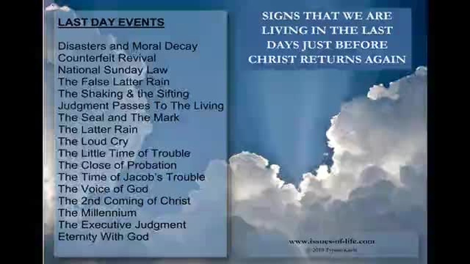 THE SECOND COMING OF CHRIST - Signs That It Will Be Very Soon - Part 2 ...