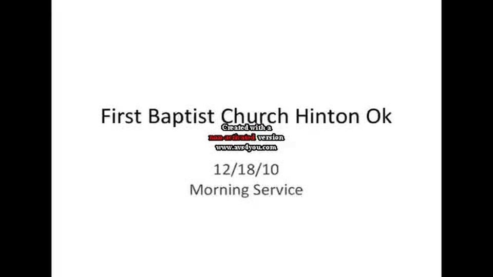 First Baptist Church Hinton Ok