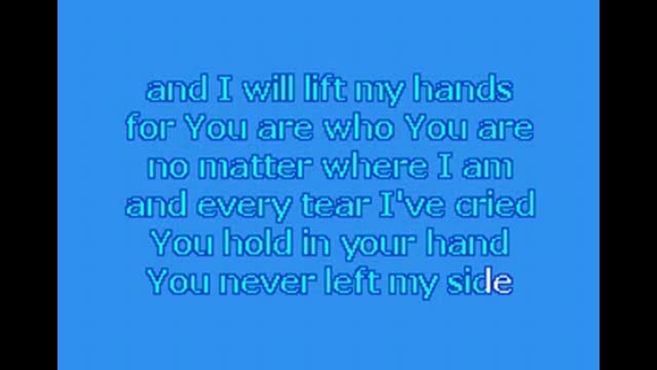 Praise You In the Storm Karaoke