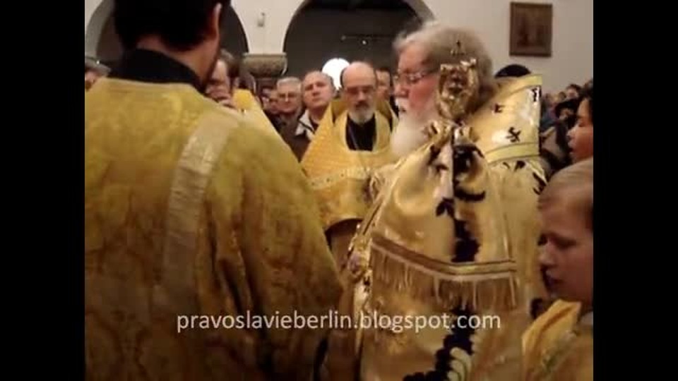 Gottesdienst in der Festtag des heiligen Nikolaus. 19.12.2010