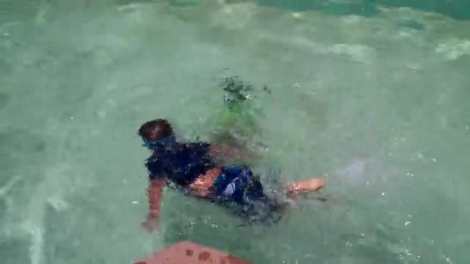 Reese & Chase swimming 3.11